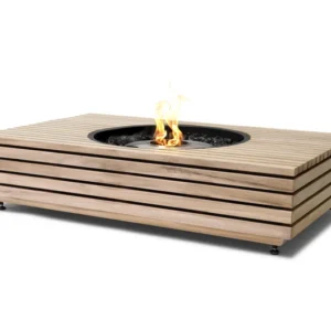 ECOSMART MARTINI 50 TEAK FIRE TABLE
