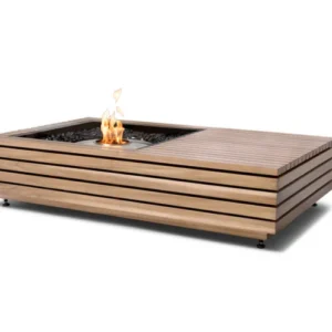 ECOSMART MANHATTAN 50 TEAK FIRE TABLE