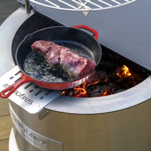 Metro Fire Pit Stainless Steel Skillet Shelf