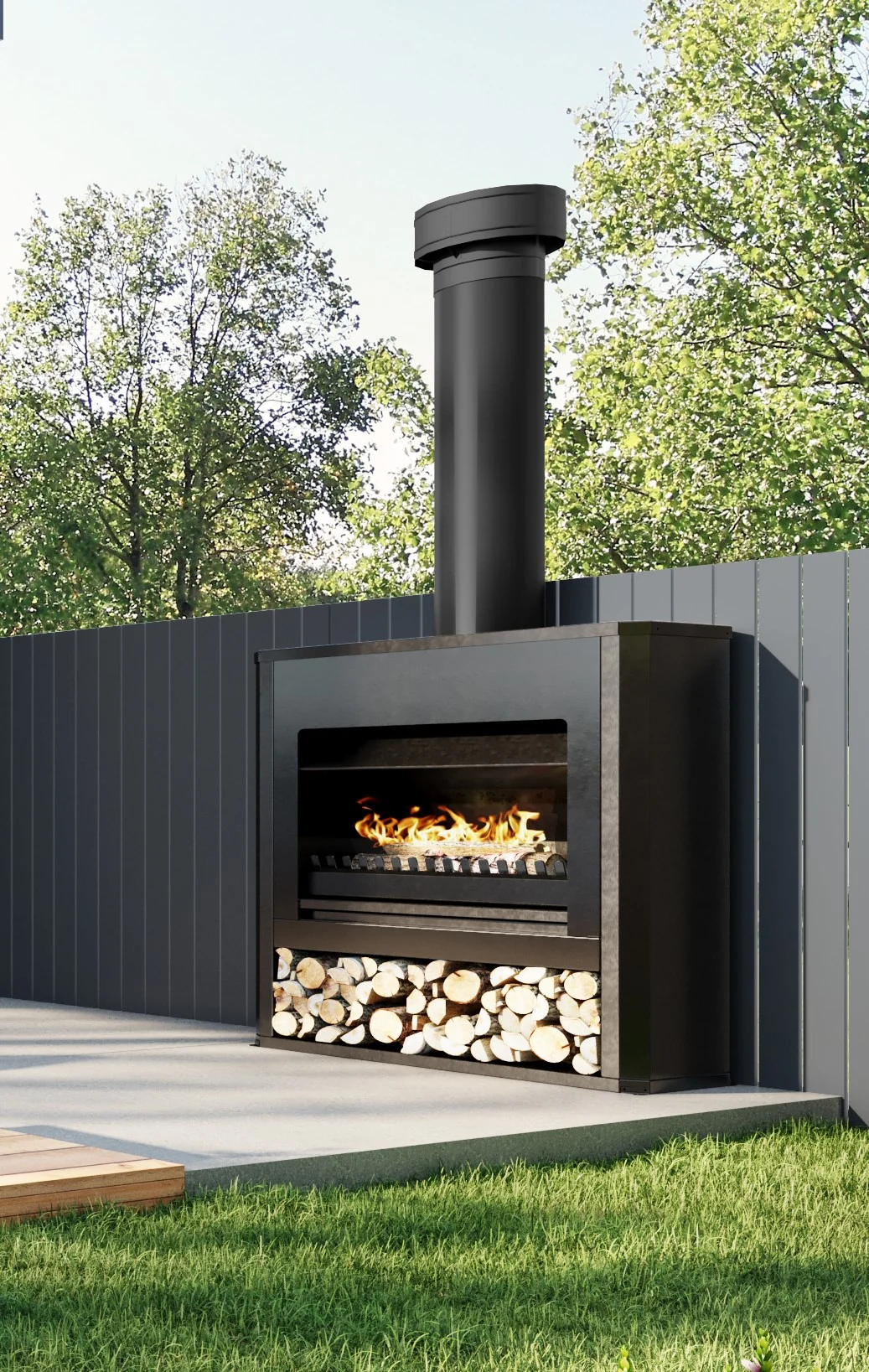 Jetmaster Alfresco Inbuilt Wood Fire Range
