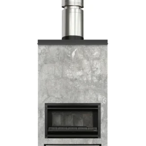 METRO OUTDOOR 1200 Braai - Insert Fire & Flue (4 items)