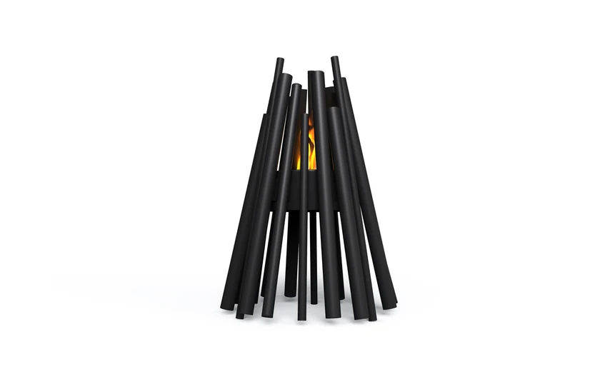 ECOSMART Stix 8 Black Fire Pit