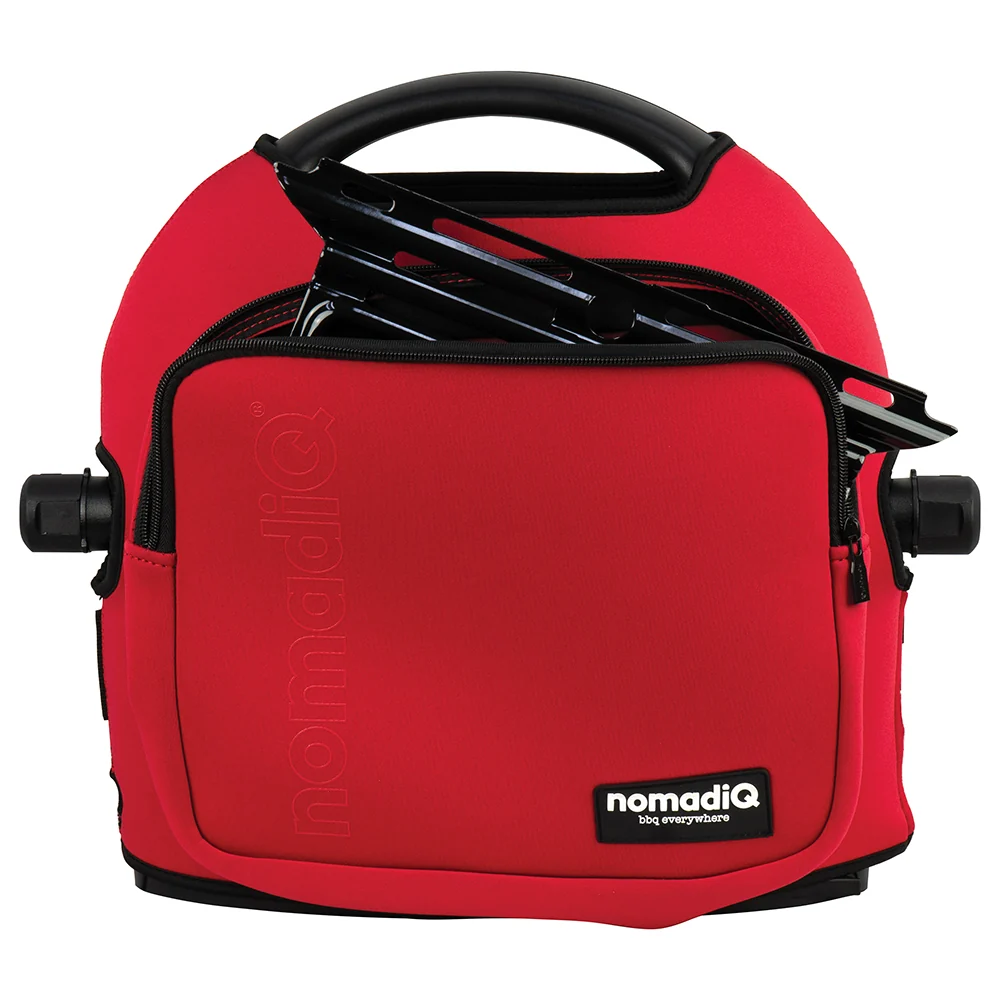 NomadiQ BBQ Protective Cover With Storage Pocket - Black - Image 7