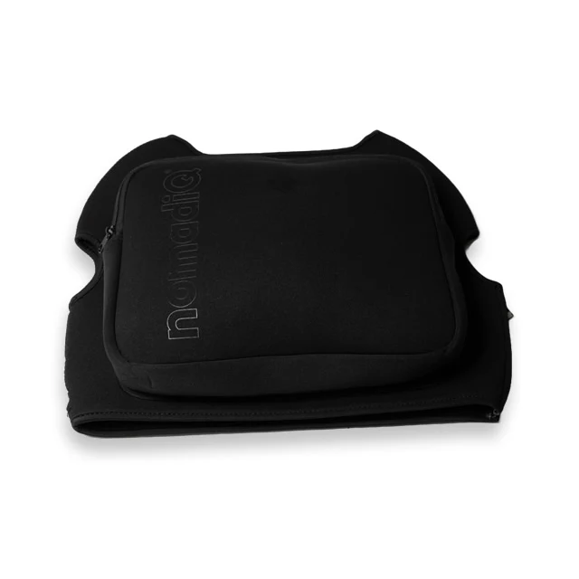 NomadiQ BBQ Protective Cover With Storage Pocket - Black - Image 6