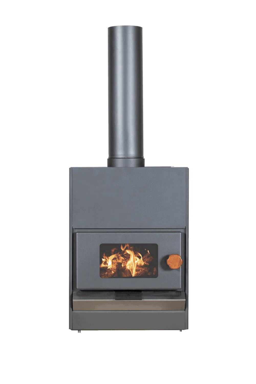 Pyro Classic Wood Fire Package Incl Fire, Wood Bin & Wall Protection* - Image 2